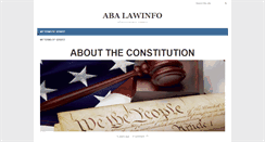 Desktop Screenshot of abalawinfo.org