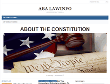 Tablet Screenshot of abalawinfo.org